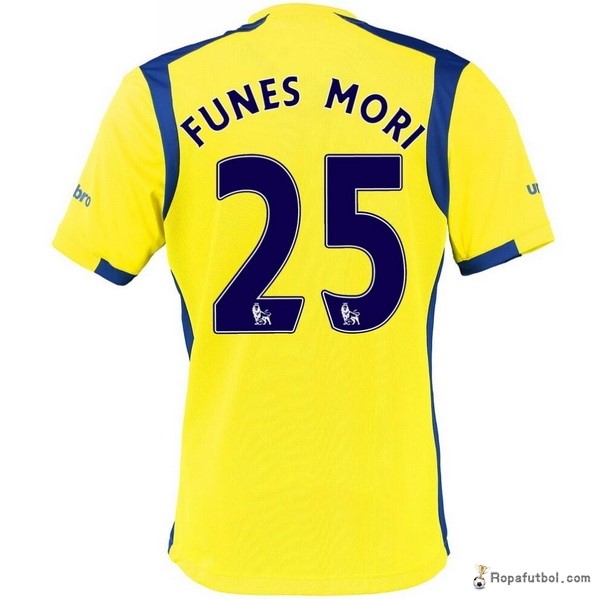 Camiseta Everton Replica Tercera Ropa Funes Mori 2016/17 Amarillo